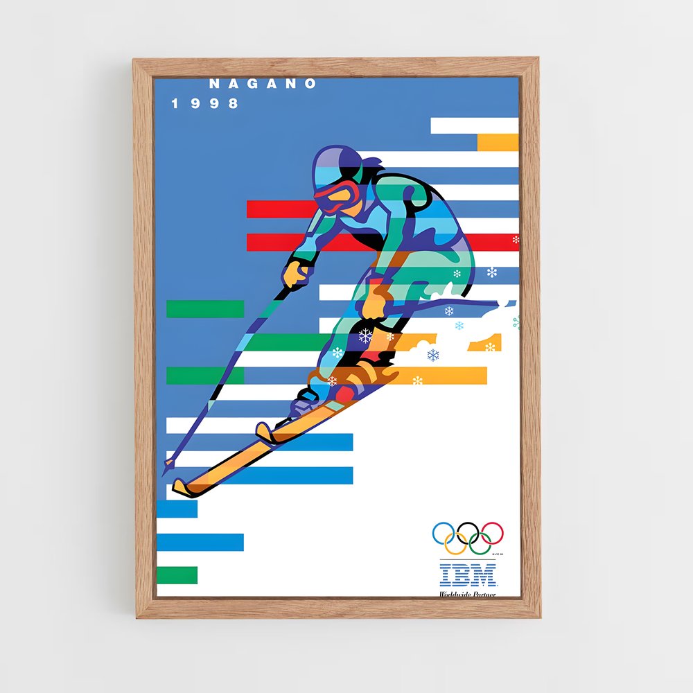 Poster Winter olympics froides – affiche Jeux Olympiques (vue 4)
